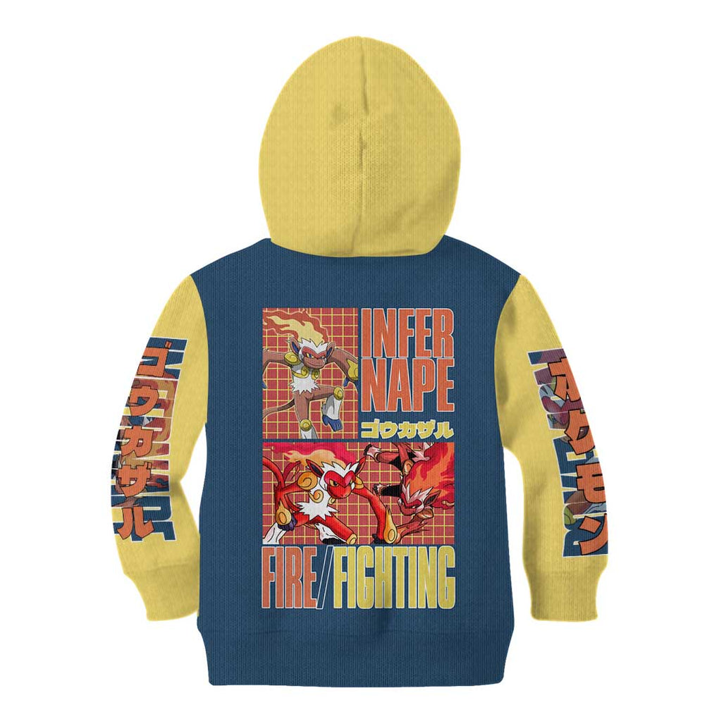 Infernape - Poke Kid Hoodie Anime Style
