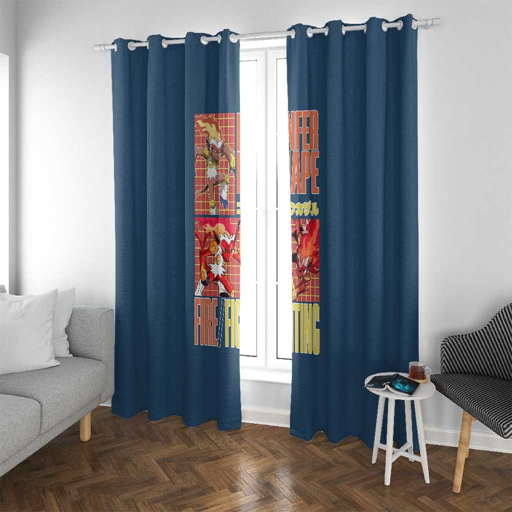 Infernape - Poke Window Curtain Anime Style
