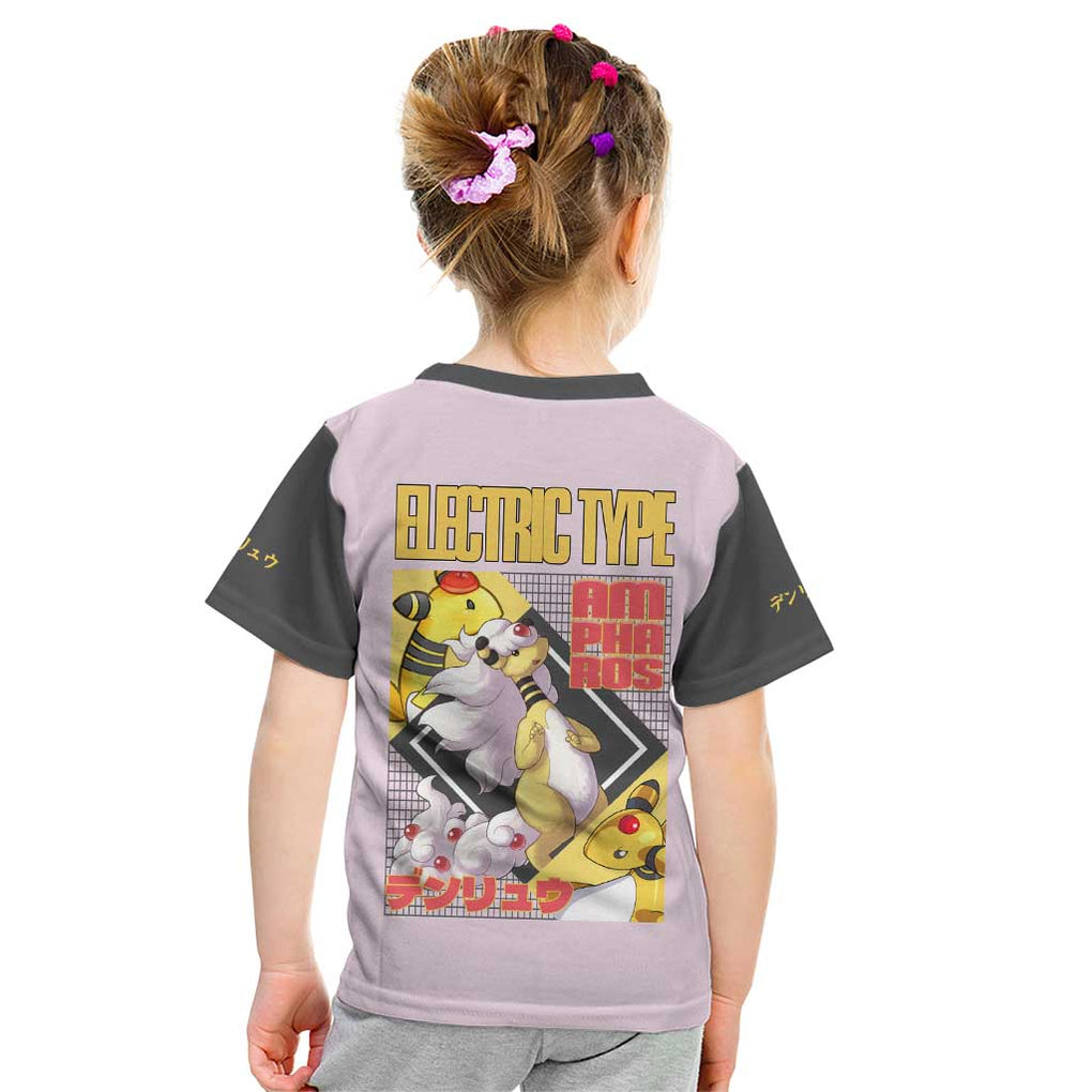 Ampharos - Poke Kid T Shirt Anime Style