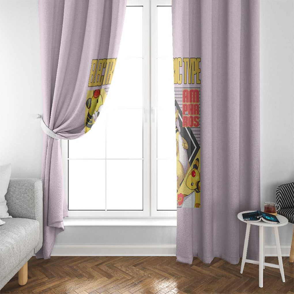 Ampharos - Poke Window Curtain Anime Style
