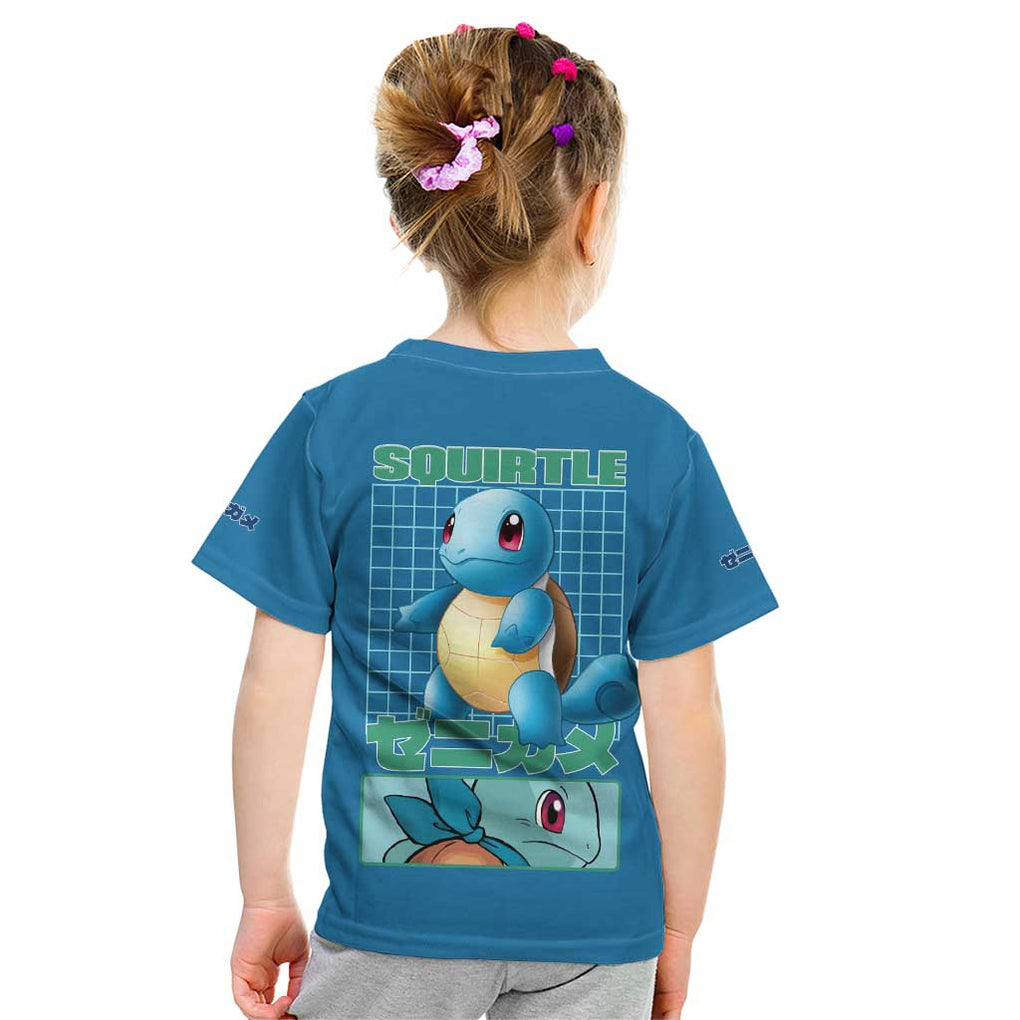 Squirtle Poke Kid T Shirt Anime Style