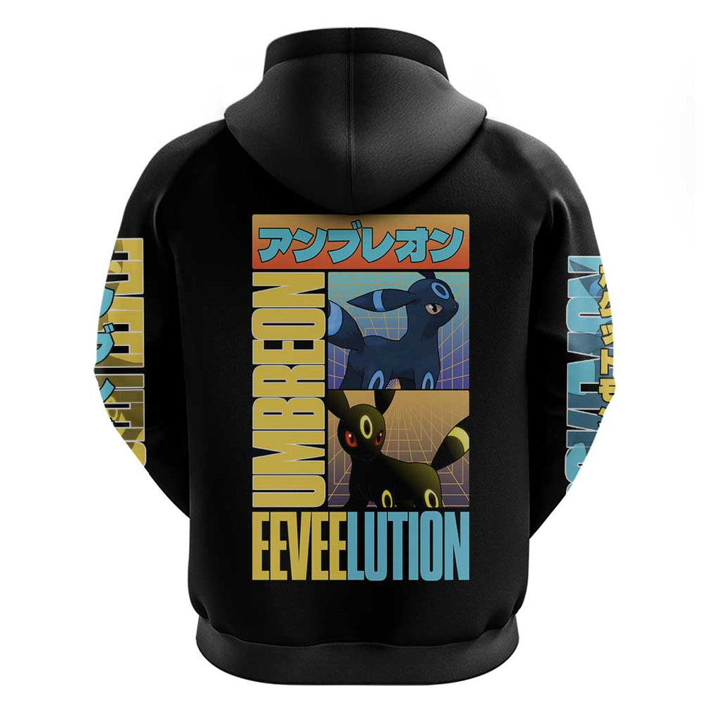 Umbreon Poke Hoodie Anime Style