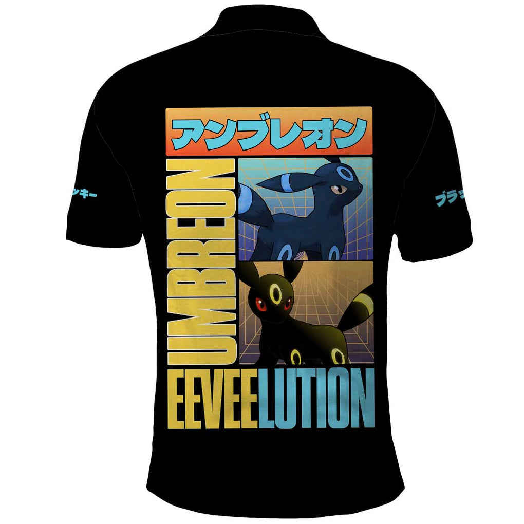 Umbreon Poke Polo Shirt Anime Style