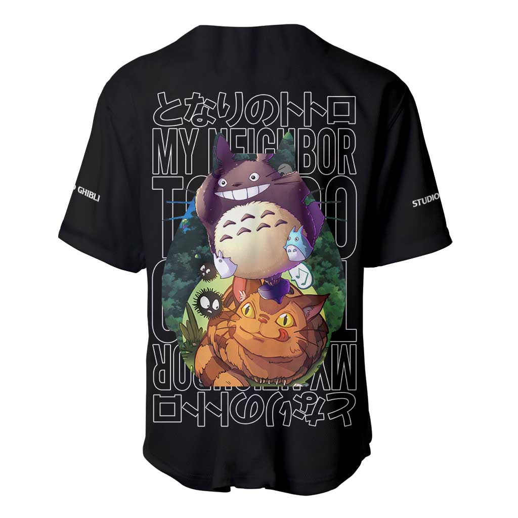 My Neighbor Totoro Studio Ghibli Baseball Jersey Anime Style