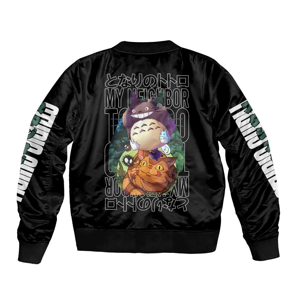 My Neighbor Totoro Studio Ghibli Bomber Jacket Anime Style