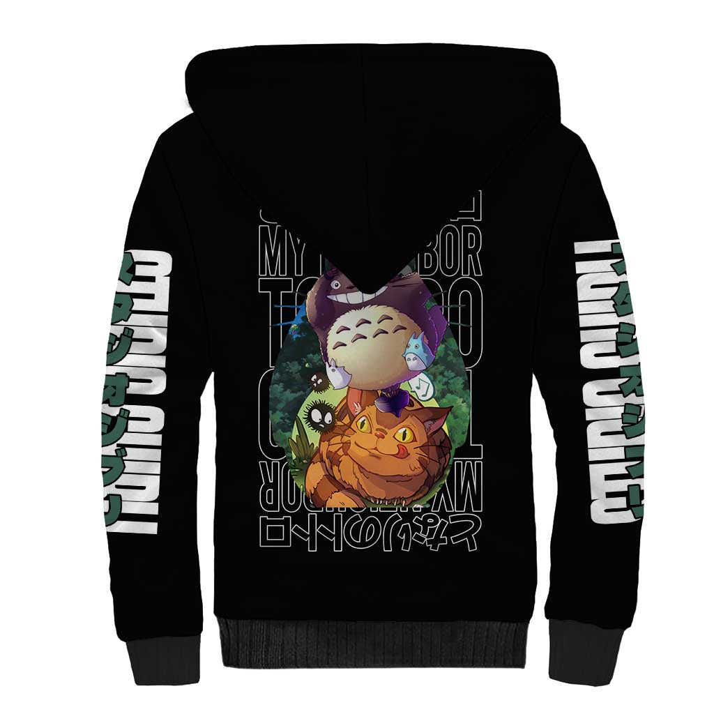 My Neighbor Totoro Studio Ghibli Sherpa Hoodie Anime Style