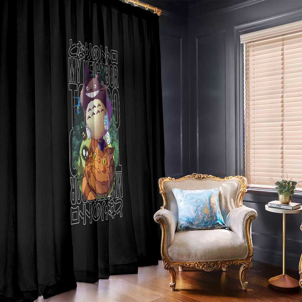 My Neighbor Totoro Studio Ghibli Window Curtain Anime Style