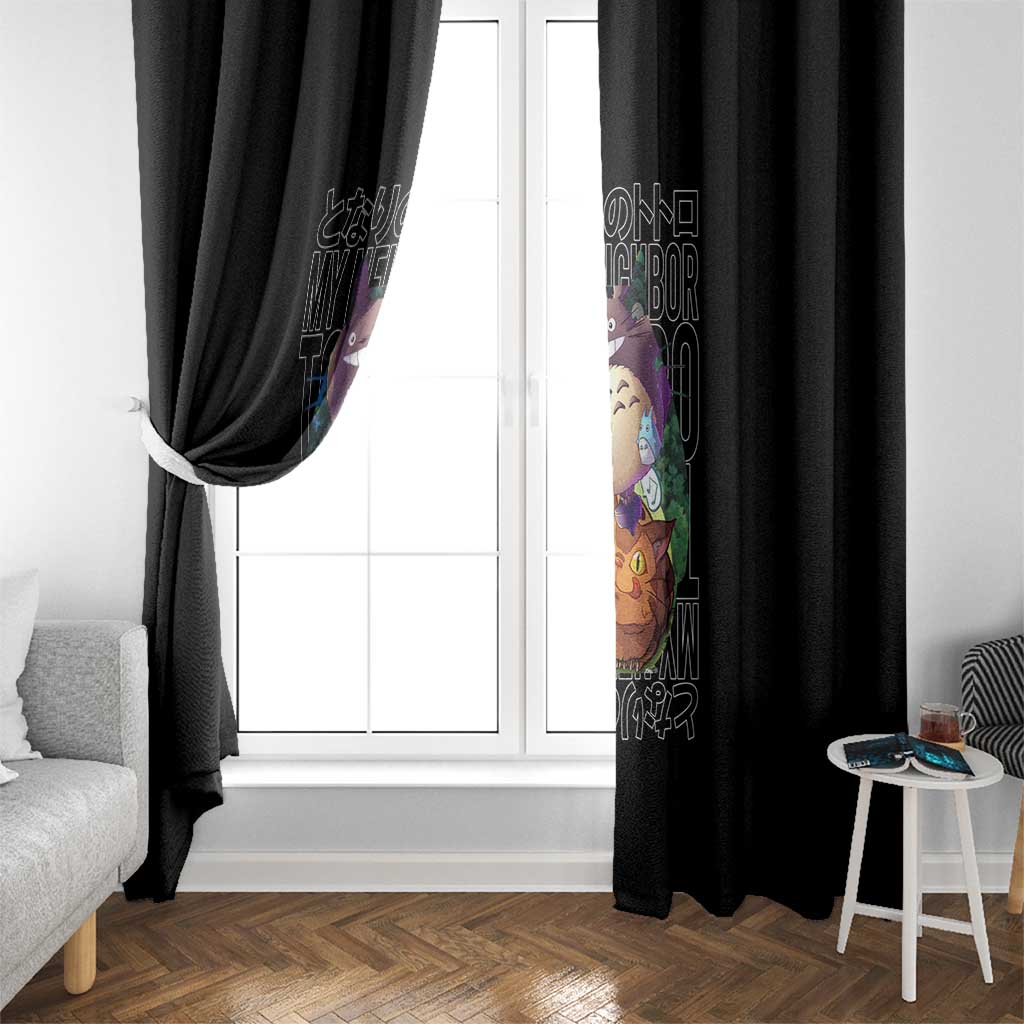 My Neighbor Totoro Studio Ghibli Window Curtain Anime Style