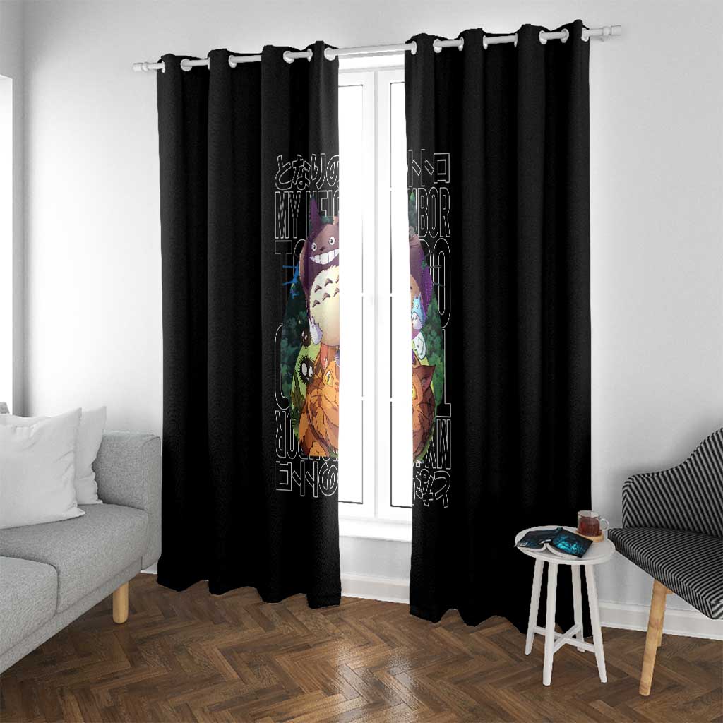 My Neighbor Totoro Studio Ghibli Window Curtain Anime Style
