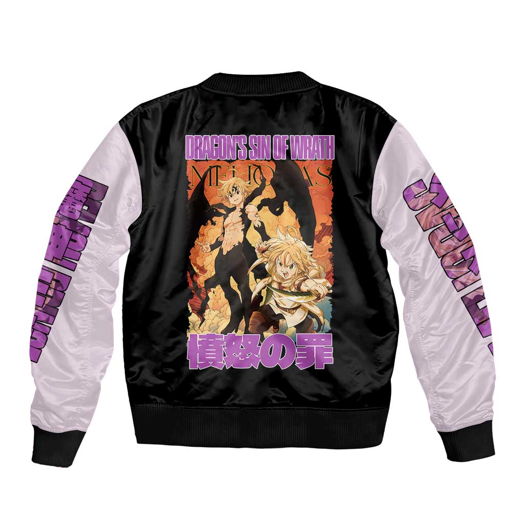 Meliodas Seven Deadly Sins Bomber Jacket Anime Style