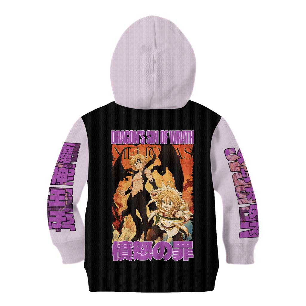 Meliodas Seven Deadly Sins Kid Hoodie Anime Style