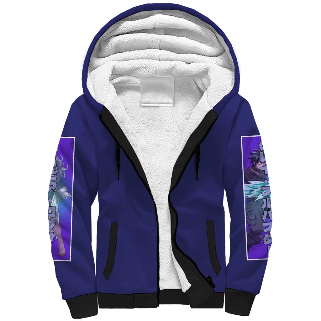 Gruvia Fairy Tail Sherpa Hoodie Anime Style