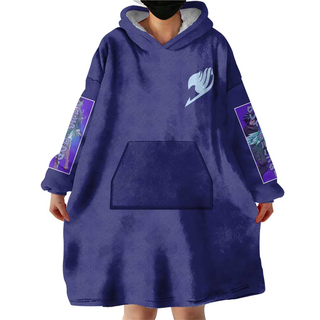 Gruvia Fairy Tail Wearable Blanket Hoodie Anime Style