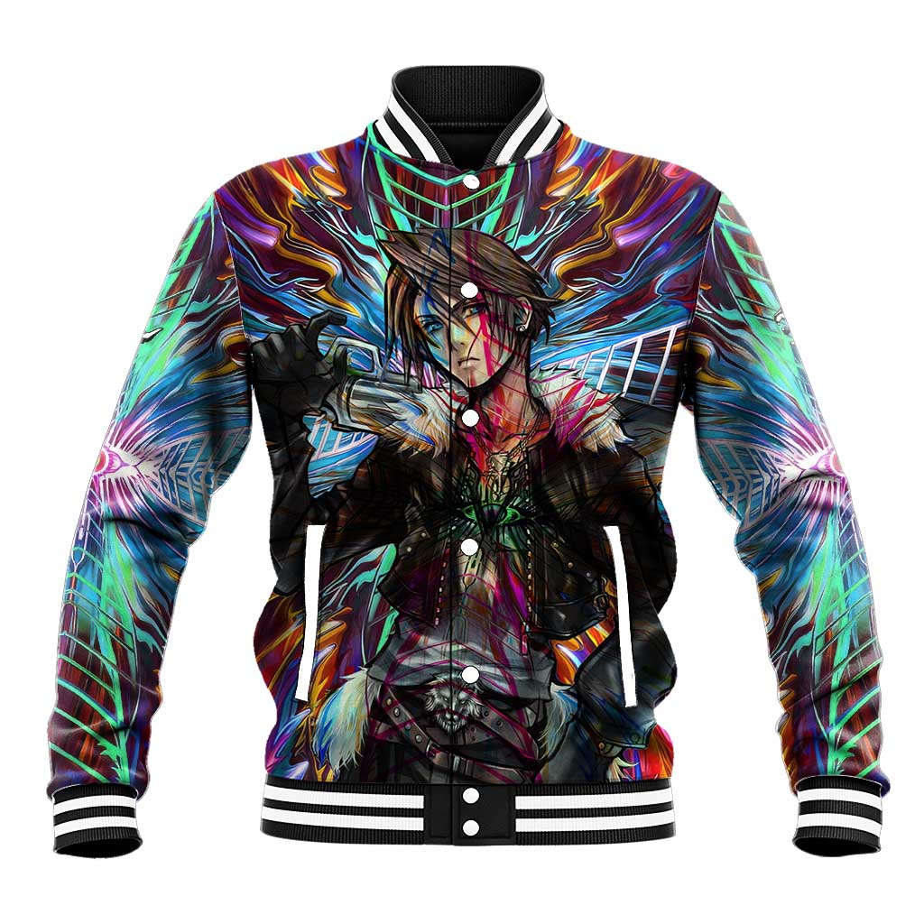 Trippy Squall Final Fantasy 8 Baseball Jacket Trippy Style - The Mazicc