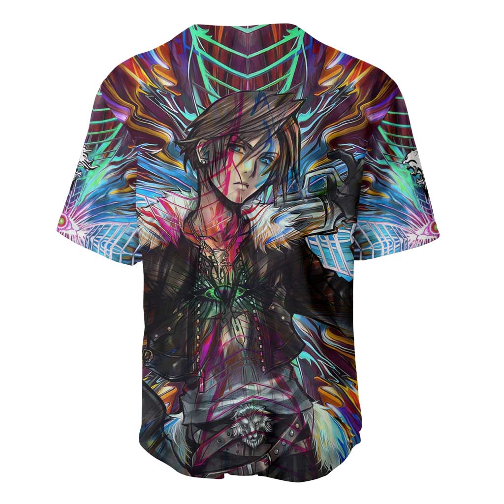 Trippy Squall Final Fantasy 8 Baseball Jersey Trippy Style - The Mazicc