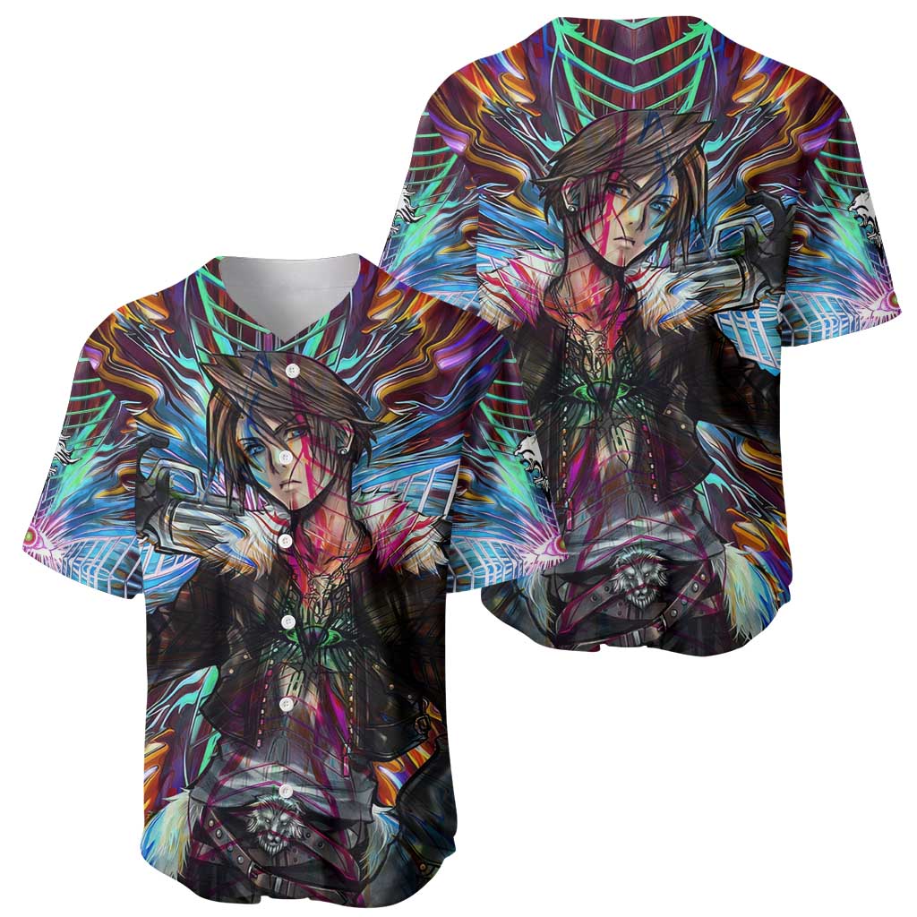 Trippy Squall Final Fantasy 8 Baseball Jersey Trippy Style - The Mazicc