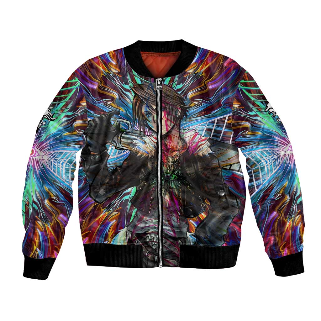 Trippy Squall Final Fantasy 8 Bomber Jacket Trippy Style - The Mazicc