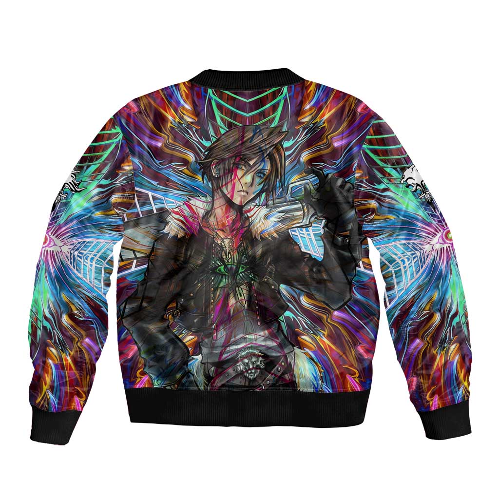 Trippy Squall Final Fantasy 8 Bomber Jacket Trippy Style - The Mazicc
