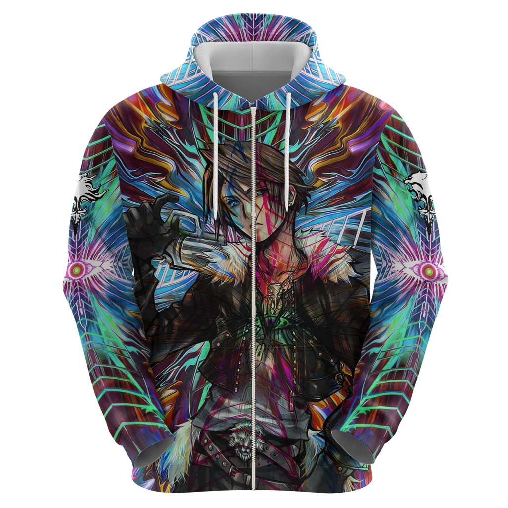Trippy Squall Final Fantasy 8 Hoodie Trippy Style - The Mazicc