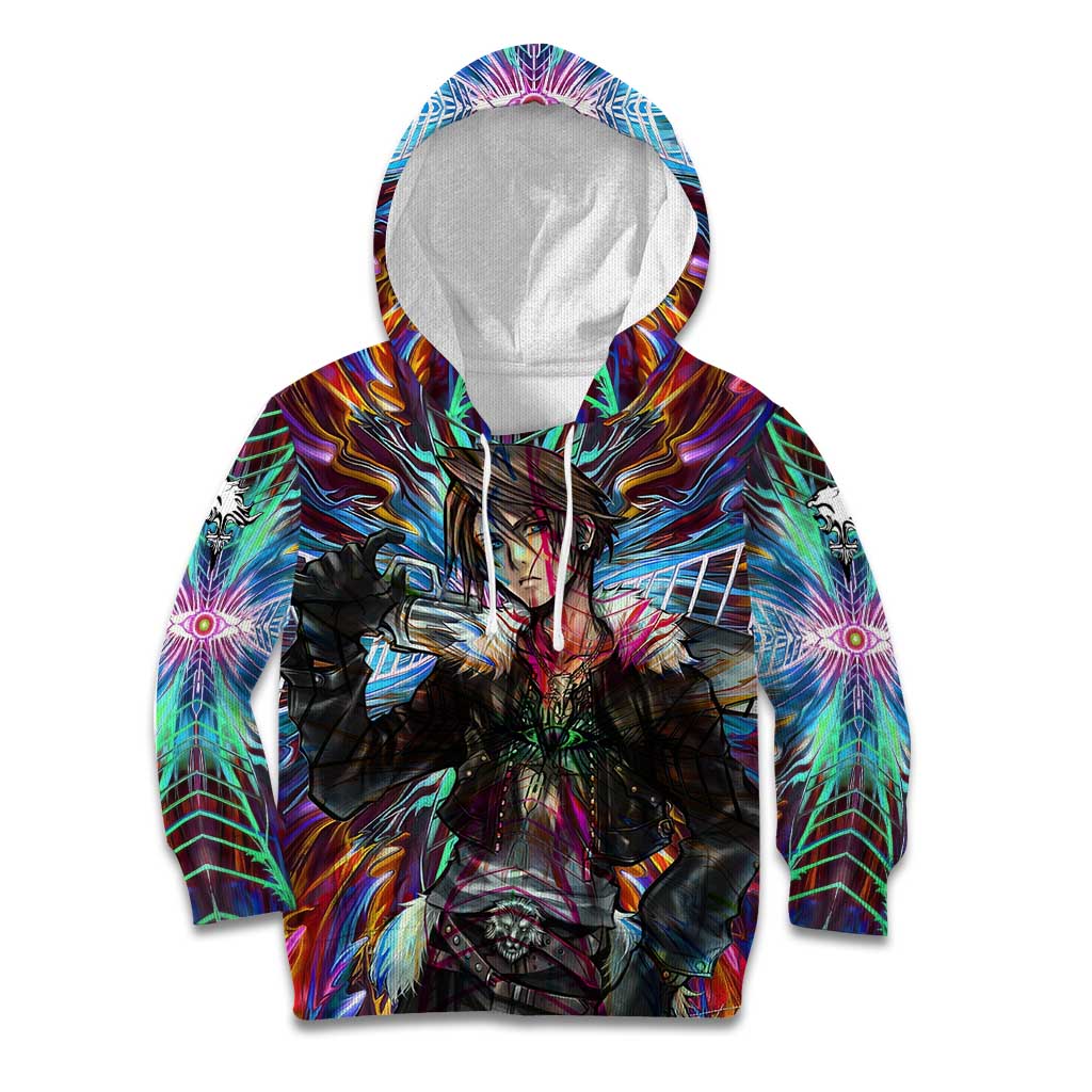Trippy Squall Final Fantasy 8 Kid Hoodie Trippy Style - The Mazicc