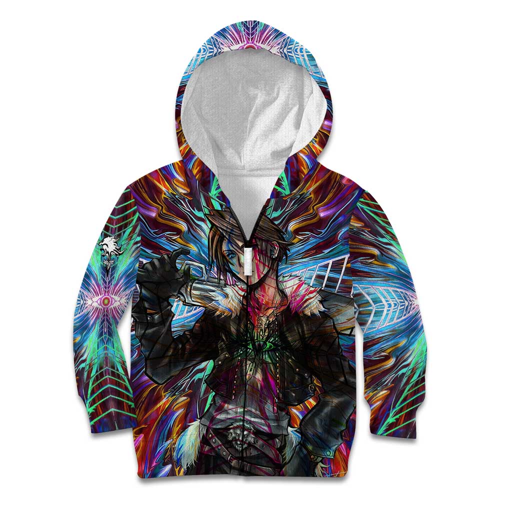 Trippy Squall Final Fantasy 8 Kid Hoodie Trippy Style - The Mazicc