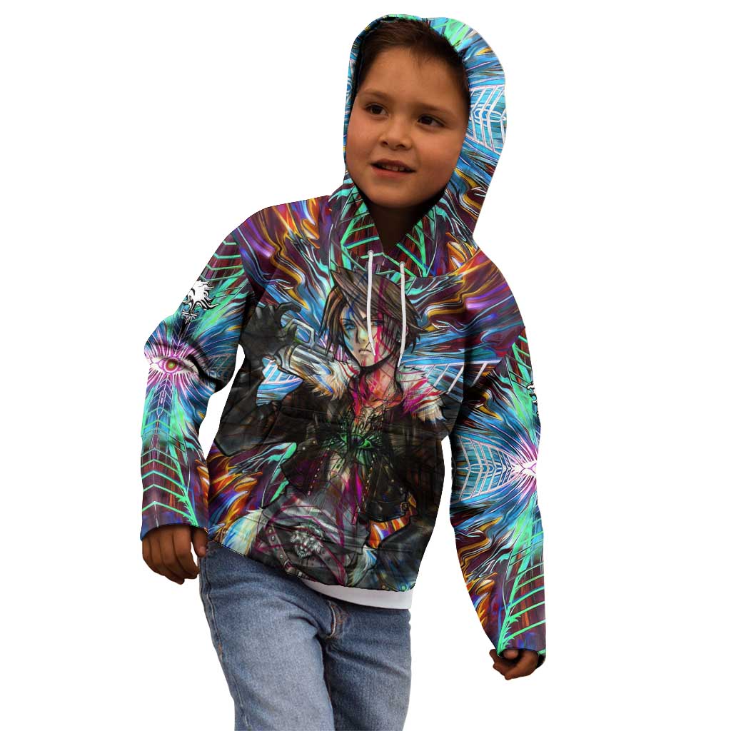 Trippy Squall Final Fantasy 8 Kid Hoodie Trippy Style - The Mazicc