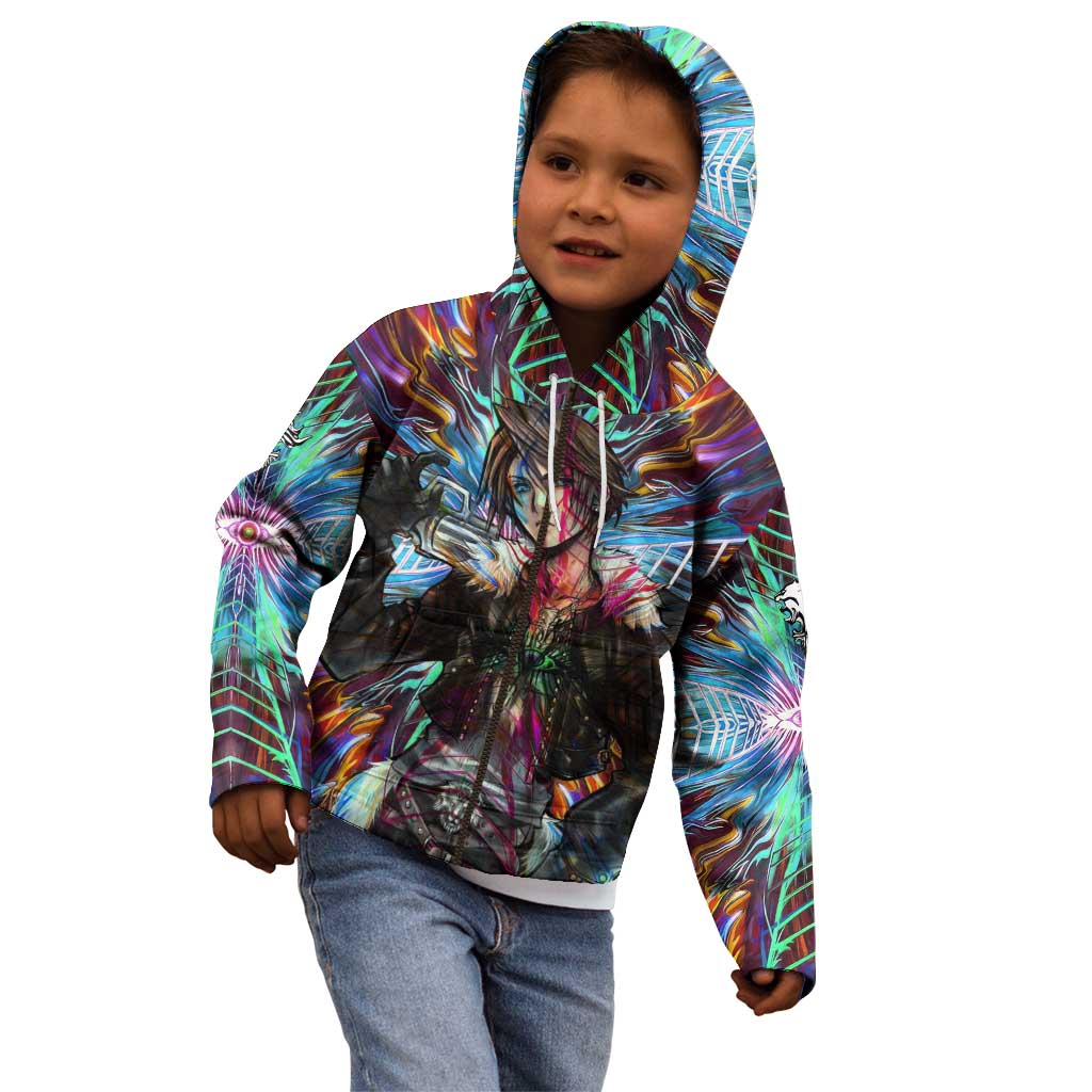 Trippy Squall Final Fantasy 8 Kid Hoodie Trippy Style - The Mazicc