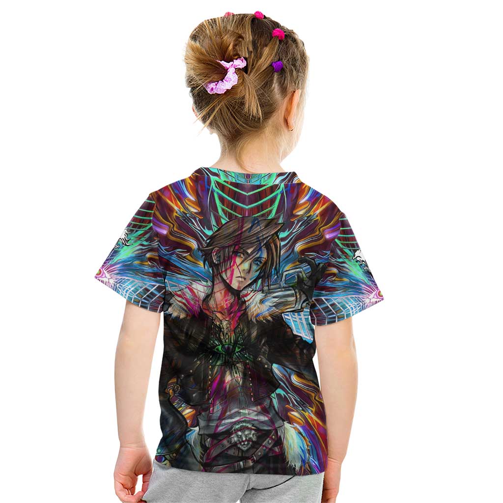 Trippy Squall Final Fantasy 8 Kid T Shirt Trippy Style - The Mazicc