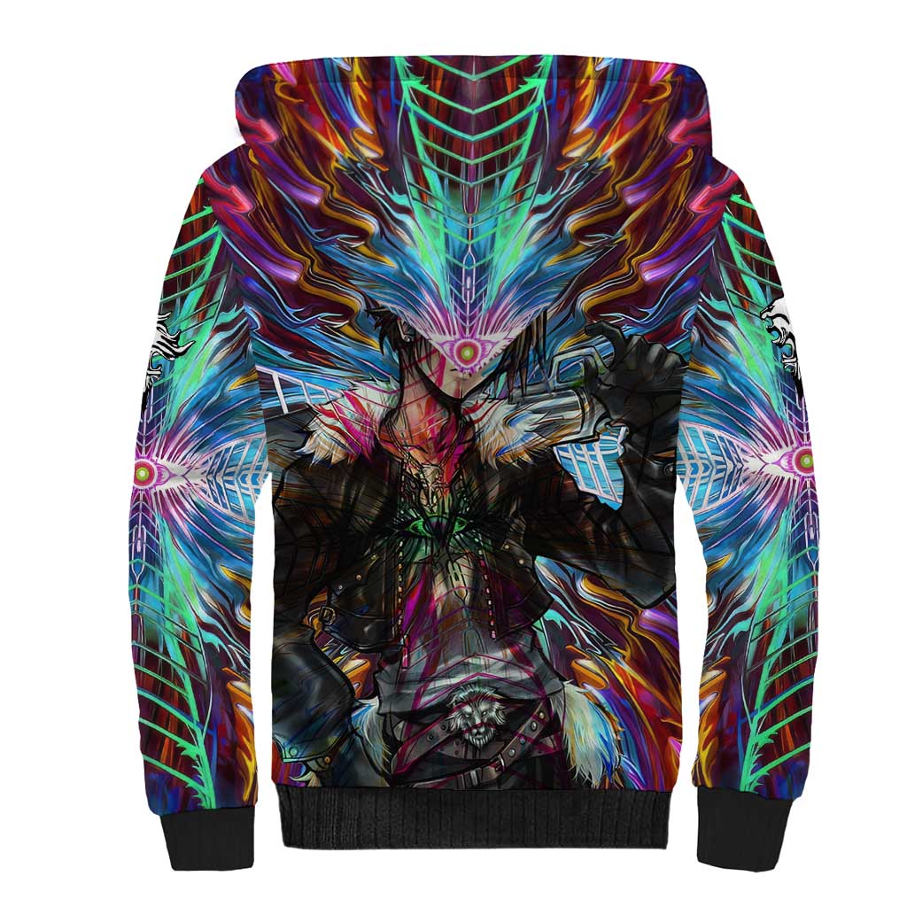 Trippy Squall Final Fantasy 8 Sherpa Hoodie Trippy Style - The Mazicc