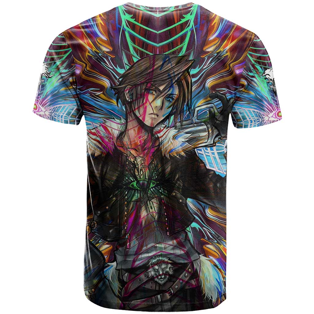 Trippy Squall Final Fantasy 8 T Shirt Trippy Style - The Mazicc