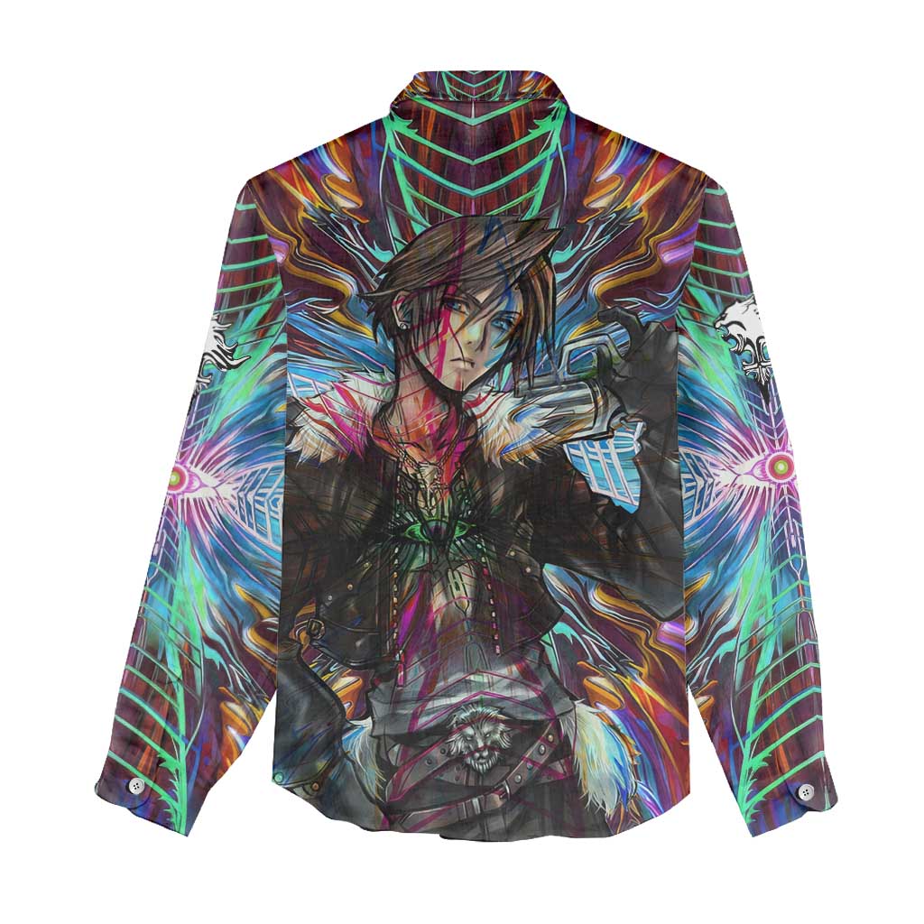 Trippy Squall Final Fantasy 8 Women Casual Shirt Trippy Style - The Mazicc