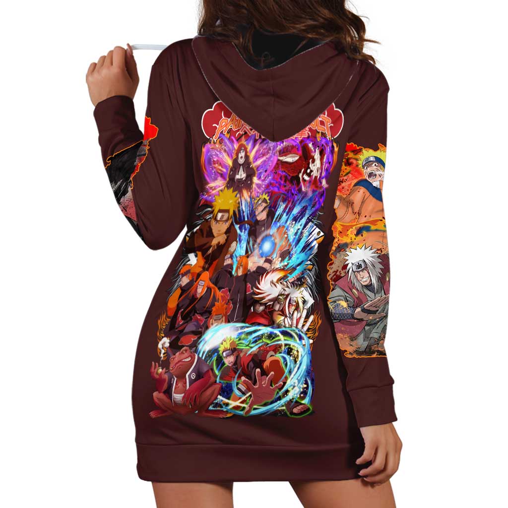 Pain’s Assault Naruto Shippuden Hoodie Dress Japan Anime Style - The Mazicc