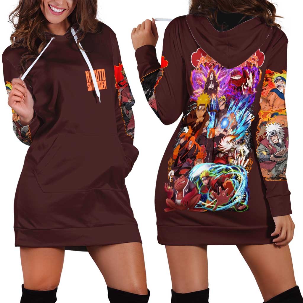 Pain’s Assault Naruto Shippuden Hoodie Dress Japan Anime Style - The Mazicc