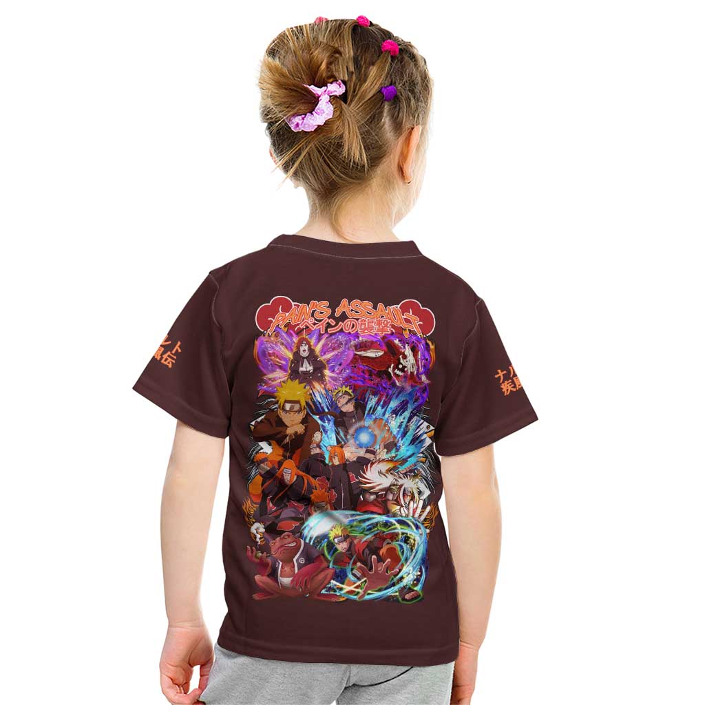 Pain’s Assault Naruto Shippuden Kid T Shirt Japan Anime Style - The Mazicc