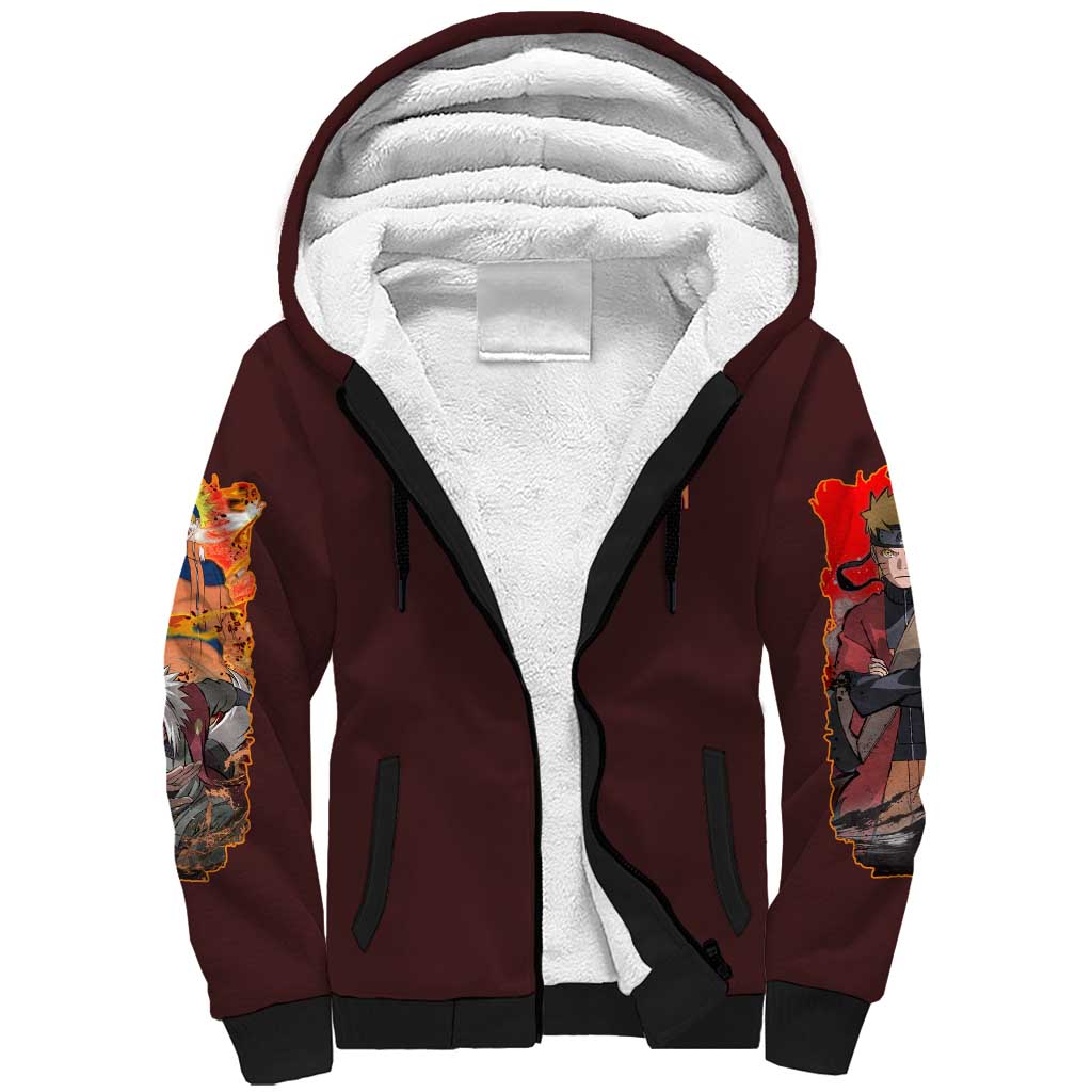 Pain’s Assault Naruto Shippuden Sherpa Hoodie Japan Anime Style - The Mazicc
