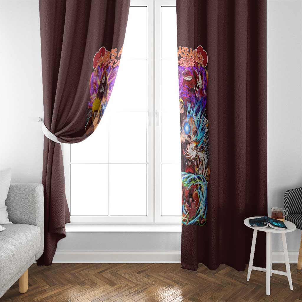 Pain’s Assault Naruto Shippuden Window Curtain Japan Anime Style - The Mazicc