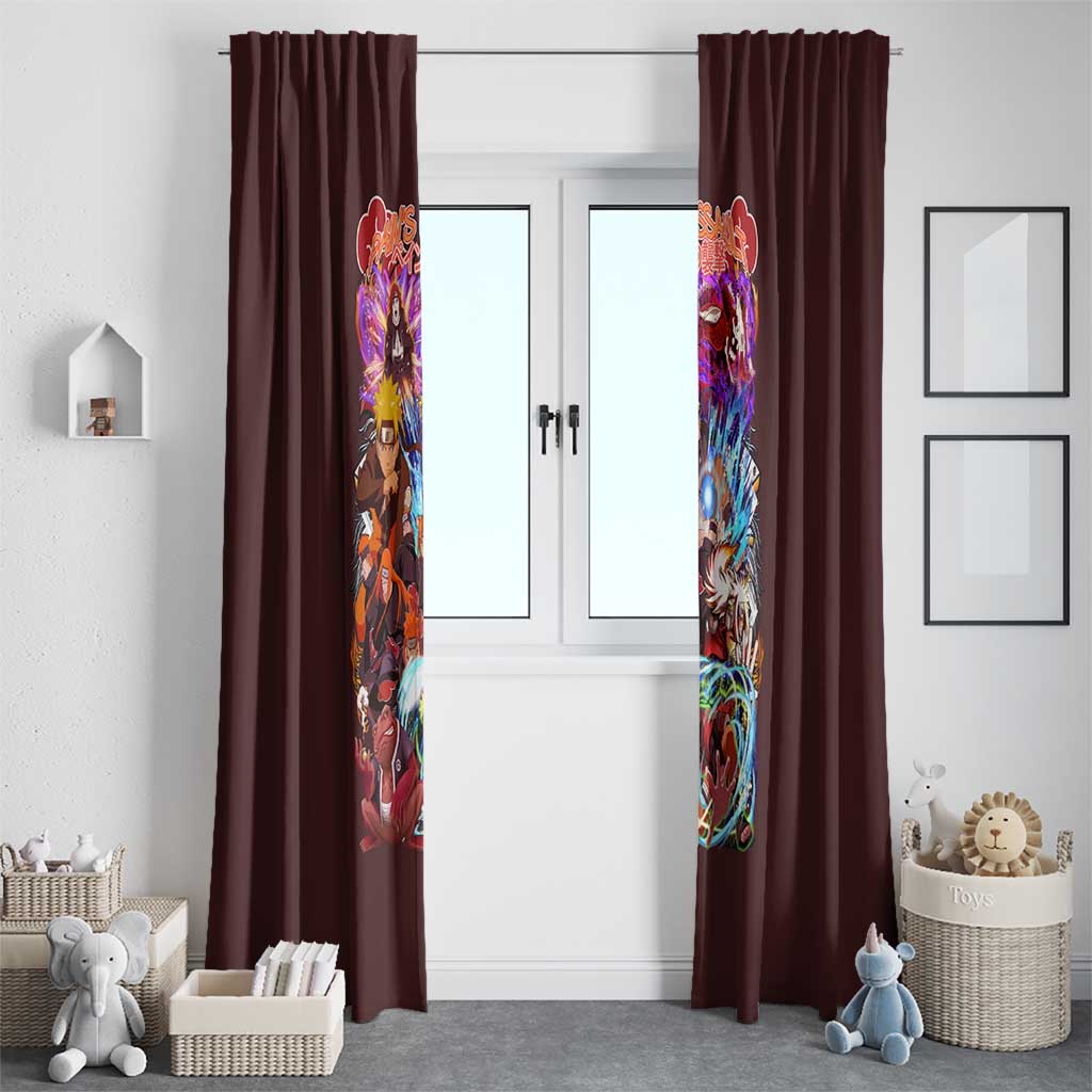 Pain’s Assault Naruto Shippuden Window Curtain Japan Anime Style - The Mazicc