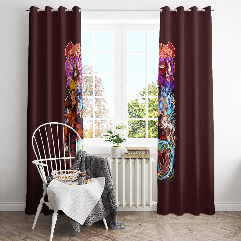 Pain’s Assault Naruto Shippuden Window Curtain Japan Anime Style - The Mazicc