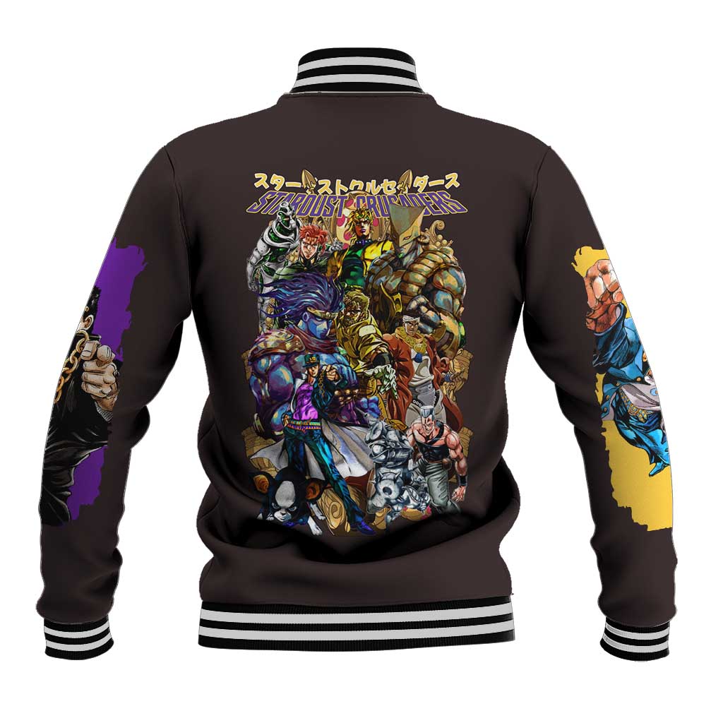 Stardust Crusaders Jojo’s Bizarre Adventure Baseball Jacket Japan Anime Style - The Mazicc