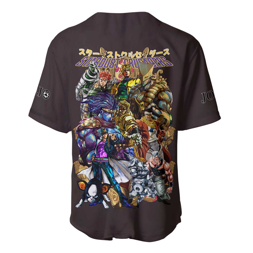 Stardust Crusaders Jojo’s Bizarre Adventure Baseball Jersey Japan Anime Style - The Mazicc