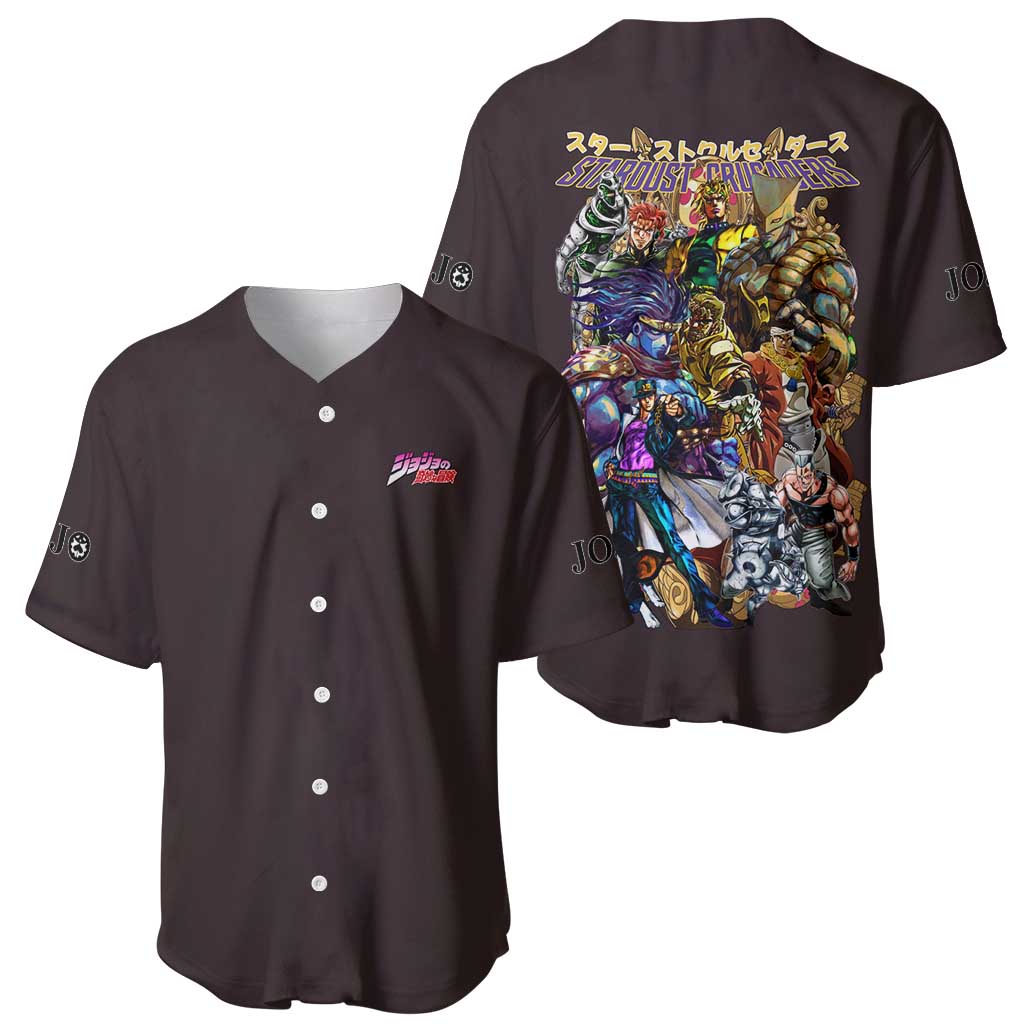 Stardust Crusaders Jojo’s Bizarre Adventure Baseball Jersey Japan Anime Style - The Mazicc
