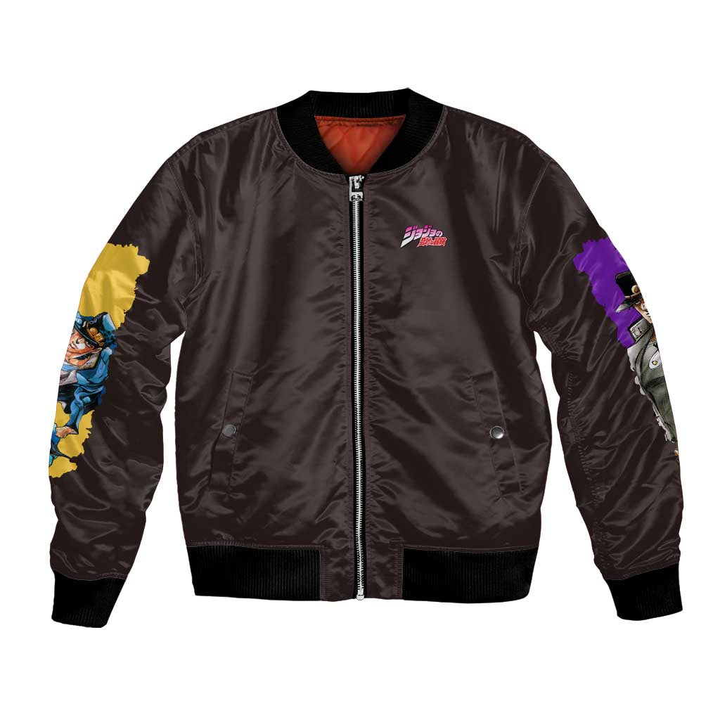Stardust Crusaders Jojo’s Bizarre Adventure Bomber Jacket Japan Anime Style - The Mazicc