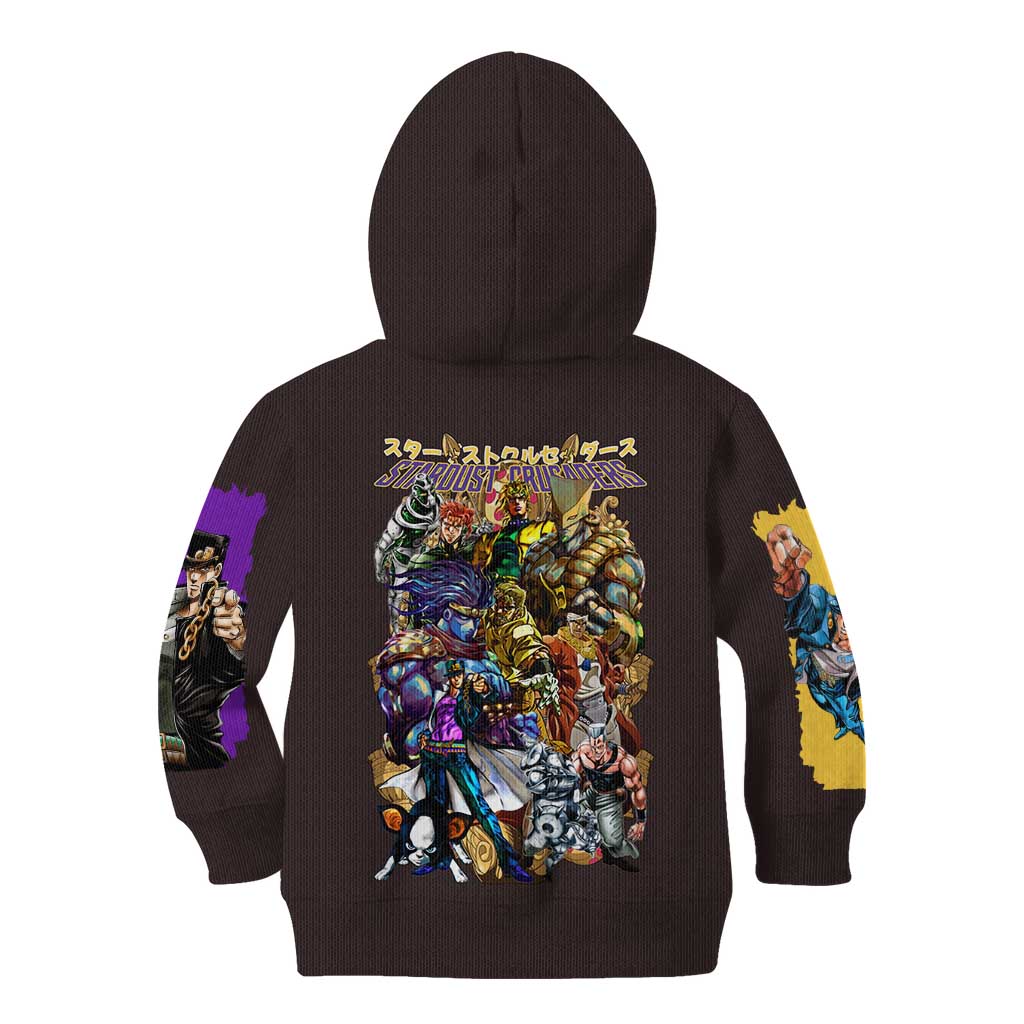Stardust Crusaders Jojo’s Bizarre Adventure Kid Hoodie Japan Anime Style - The Mazicc