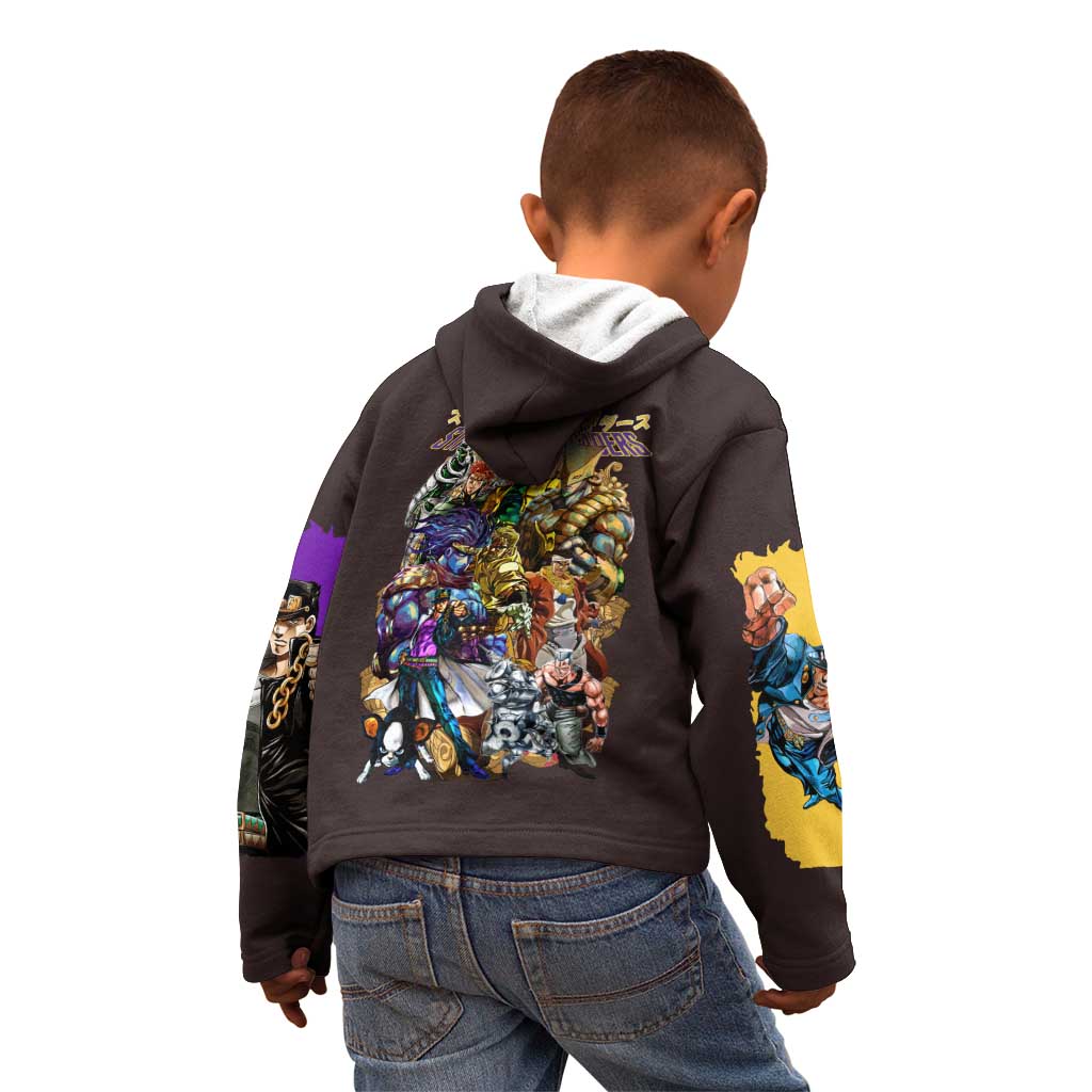 Stardust Crusaders Jojo’s Bizarre Adventure Kid Hoodie Japan Anime Style - The Mazicc
