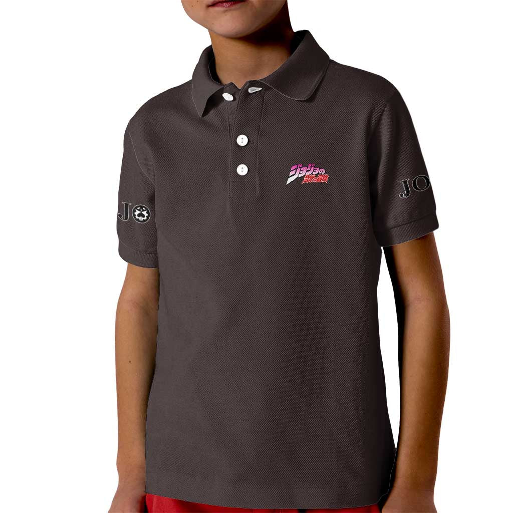 Stardust Crusaders Jojo’s Bizarre Adventure Kid Polo Shirt Japan Anime Style - The Mazicc