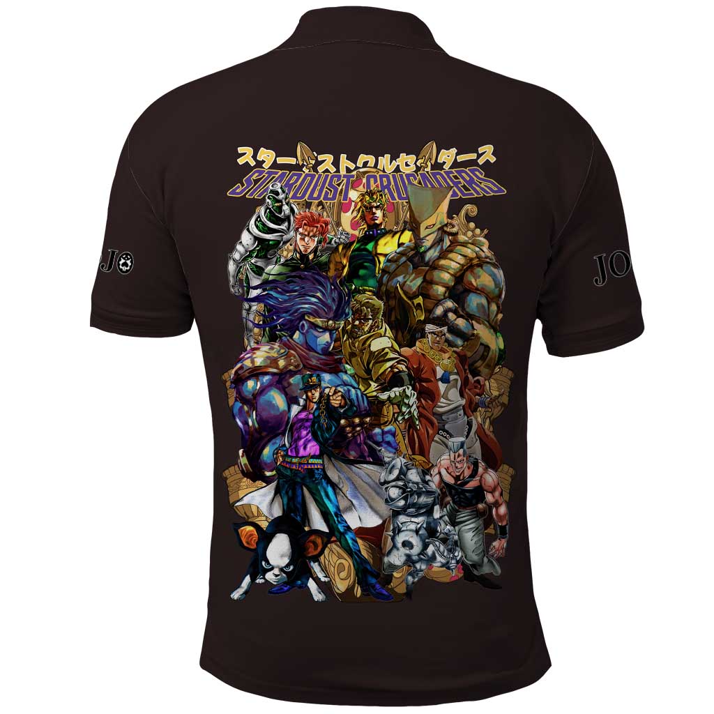 Stardust Crusaders Jojo’s Bizarre Adventure Polo Shirt Japan Anime Style - The Mazicc