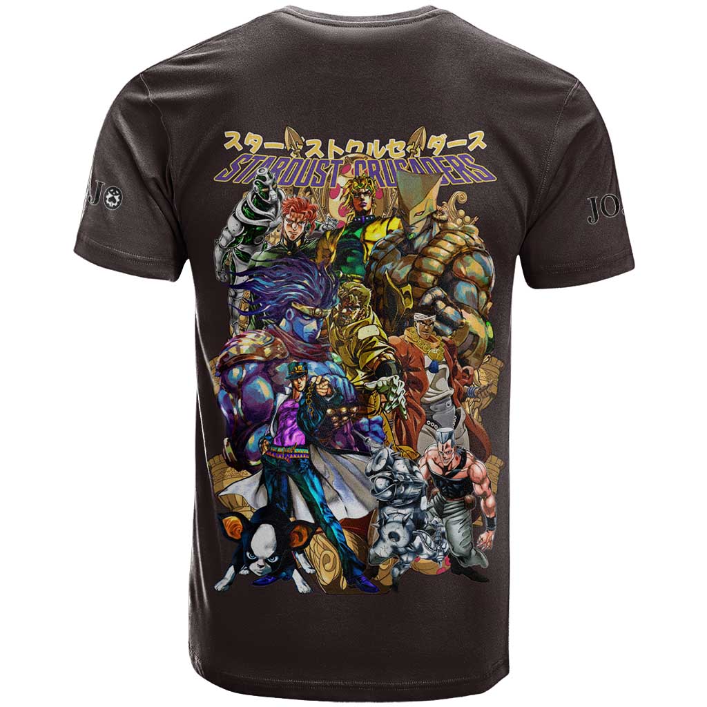 Stardust Crusaders Jojo’s Bizarre Adventure T Shirt Japan Anime Style - The Mazicc