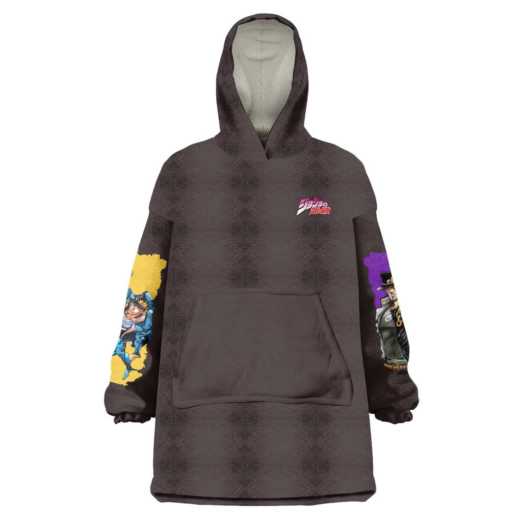 Stardust Crusaders Jojo’s Bizarre Adventure Wearable Blanket Hoodie Japan Anime Style - The Mazicc