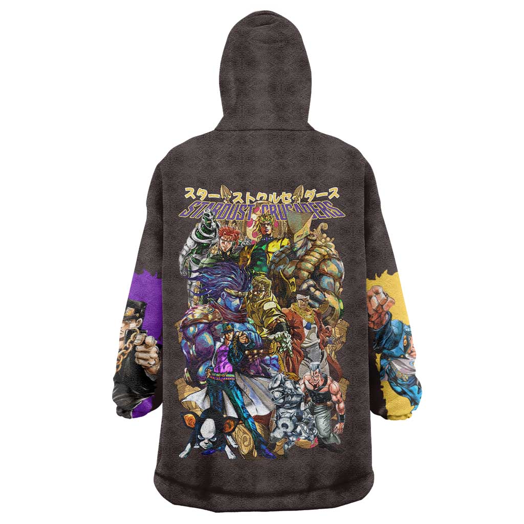 Stardust Crusaders Jojo’s Bizarre Adventure Wearable Blanket Hoodie Japan Anime Style - The Mazicc