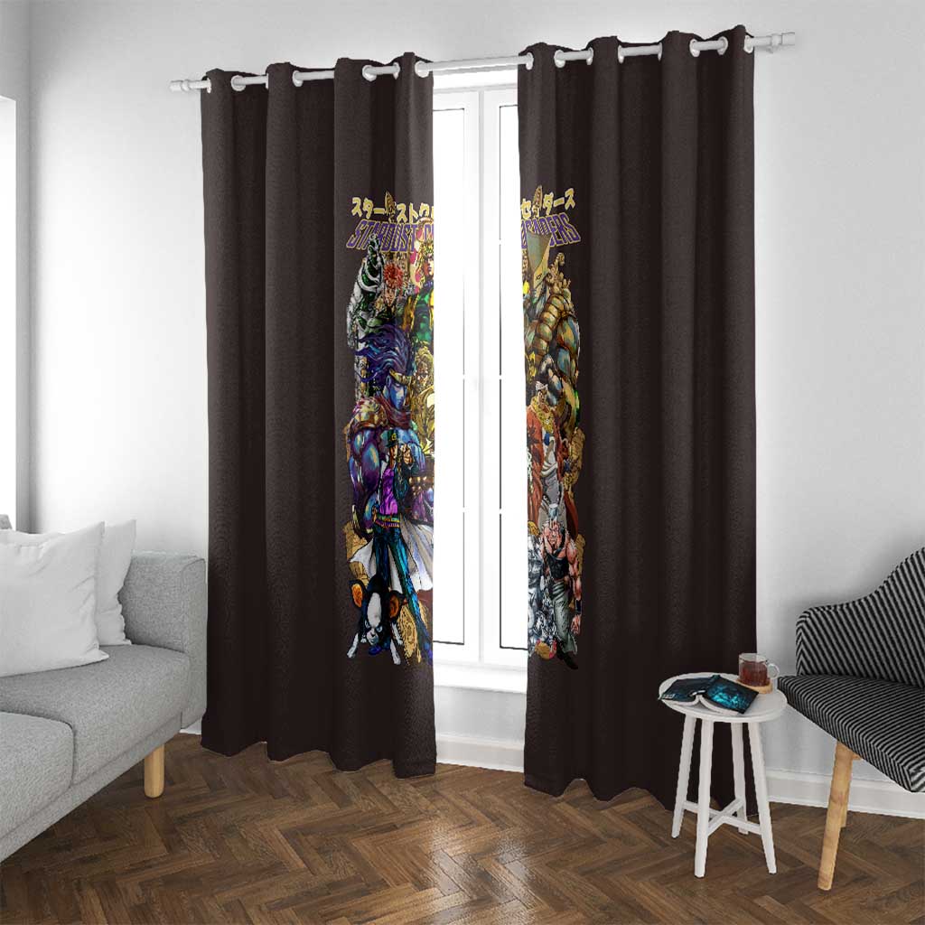 Stardust Crusaders Jojo’s Bizarre Adventure Window Curtain Japan Anime Style - The Mazicc